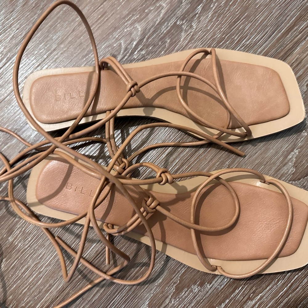 Billini wrap up sandals